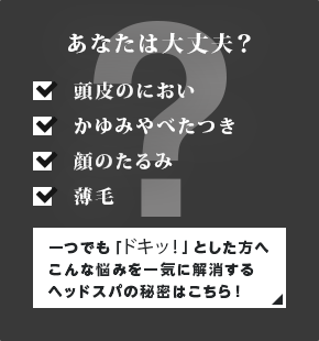 悩みを一気に解消するヘッドスパの秘密