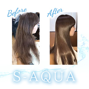 S-AQUA 化学の水とアミノ酸で創る美髪チャージ 美髪チャージという新発想テクノロジー